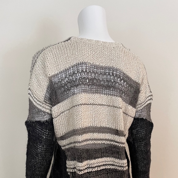 HELMET LANG Knitted Silk and Alpaca-Blend Sweater - Picture 11 of 11